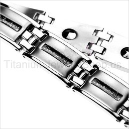Bracciale In Titanio Da 8 Pollici