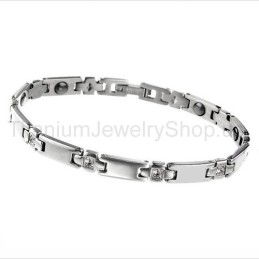 Bracciale In Titanio Da 7,5 Pollici