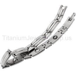 Bracciale In Titanio Da 8 Pollici
