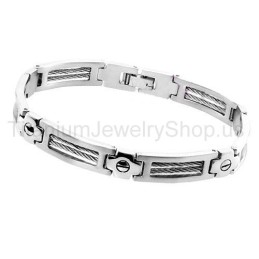 Bracciale In Titanio Da 8 Pollici