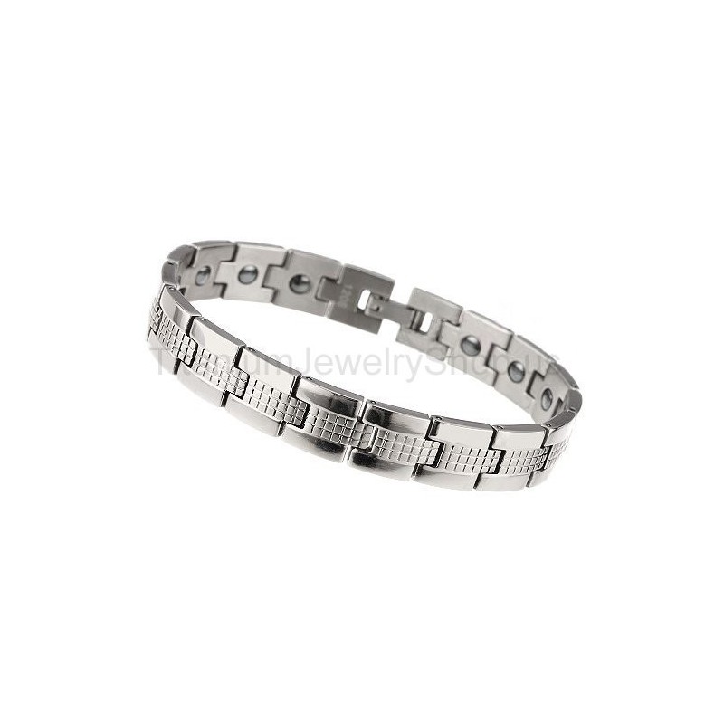 Bracciale Da Uomo In Titanio Da 8,5 Pollici Bracciale Da Uomo In Titanio Da 8,5 Pollici