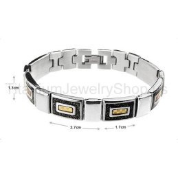 Bracciale Da Uomo In Titanio Da 8,5 Pollici