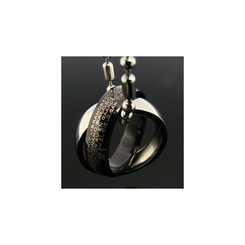 Collana Con Ciondolo A Forma Di Croce Bibbia In Titanio Puro, Unica Nel Suo Genere, Da Uomo Collana Con Ciondolo A Forma Di Croce Bibbia In Titanio Puro, Unica Nel Suo Genere, Da Uomo
