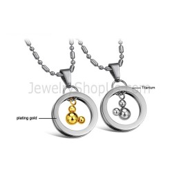Ciondoli Mickey In Argento E Oro Al Titanio Con Catene Gratuite 264