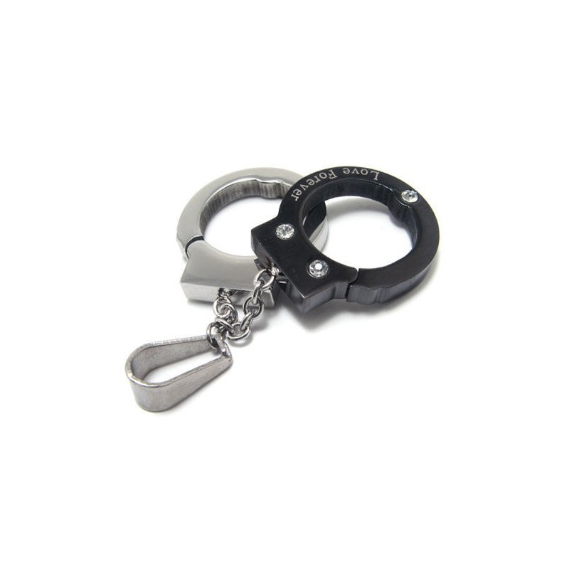 Collana Con Ciondolo In Titanio Puro "Noble Man Love Handcuff" Collana Con Ciondolo In Titanio Puro "Noble Man Love Handcuff"