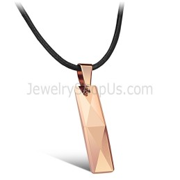 Ciondolo In Tungsteno Con Design Multiforme Intricato In Oro Rosa C629