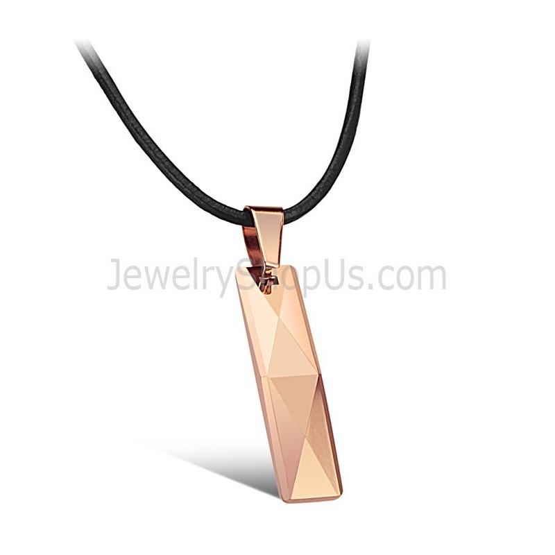 Ciondolo In Tungsteno Con Design Multiforme Intricato In Oro Rosa C629 Ciondolo In Tungsteno Con Design Multiforme Intricato In Oro Rosa C629