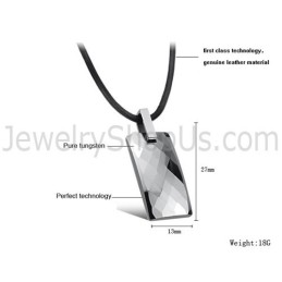 Ciondolo In Argento Tungsteno Lucido C632
