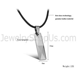 Ciondolo In Argento Tungsteno Con Design Multiforme Intricato C629