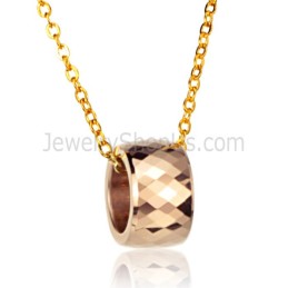 Ciondolo In Tungsteno Oro Rosa Con Design Multiforme Intricato Wx718