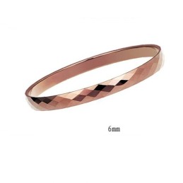 Braccialetti Di Coppia In Oro Rosa Lucidato Al Tungsteno C889