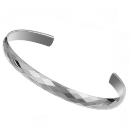 Bracciale In Argento Tungsteno Lucidato C897