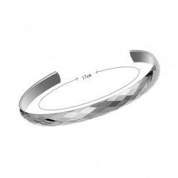 Bracciale In Argento Tungsteno Lucidato C897