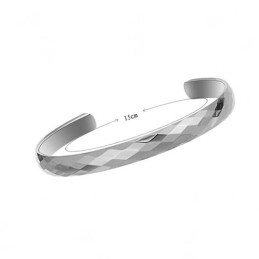 Bracciale In Argento Tungsteno Lucidato C897