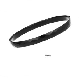Bracciale In Tungsteno Nero Lucido C888