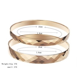 Bracciale In Tungsteno E Oro Rosa Lucido C892