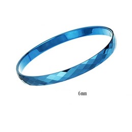 Braccialetti Di Coppia In Tungsteno Blu Con Design Multiforme Intricato C891