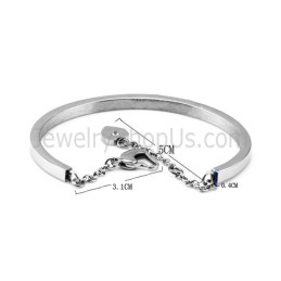 Bracciale Tatanium Regolabile (Nero, Argento, Oro Rosa) Bg810