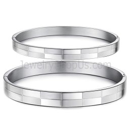 Braccialetti Di Coppia Tatanium Simple-Grid C855