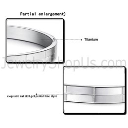 Braccialetti Di Coppia Tatanium Simple-Grid C855
