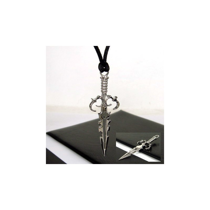 Collana Con Ciondolo A Forma Di Croce E Spada Da Uomo Freddo In Titanio Puro Collana Con Ciondolo A Forma Di Croce E Spada Da Uomo Freddo In Titanio Puro