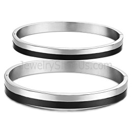 Braccialetti Tatanium Neri E Per Coppie C822