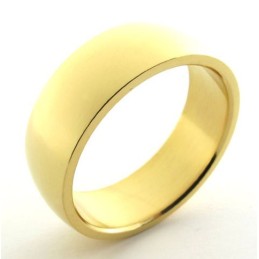 Anello In Titanio Lucido Oro
