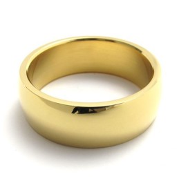 Anello In Titanio Lucido Oro