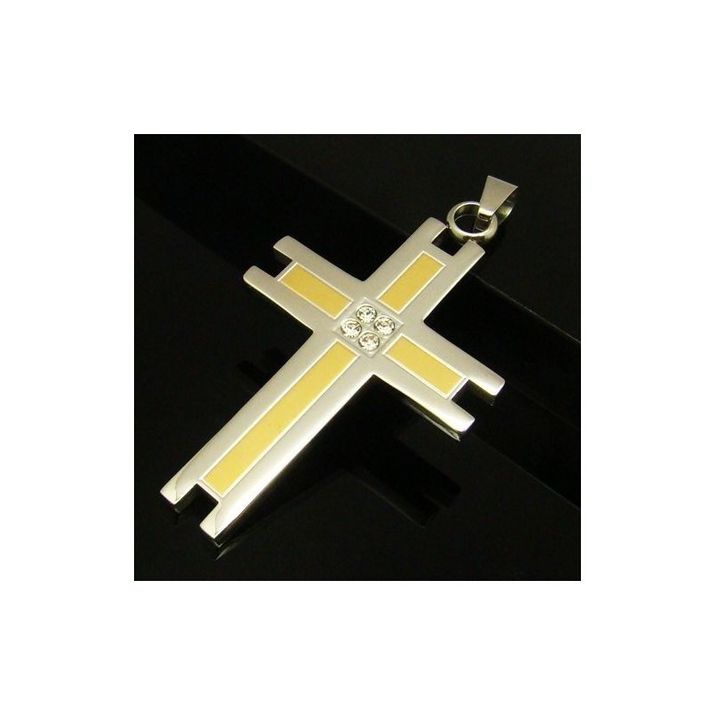Ciondolo A Forma Di Croce In Titanio Puro, Regalo Per Uomo Alla Moda Ciondolo A Forma Di Croce In Titanio Puro, Regalo Per Uomo Alla Moda