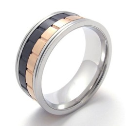 Anello In Titanio Colorato