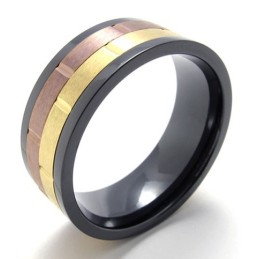 Anello In Titanio Colorato