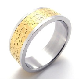 Anello In Titanio Oro