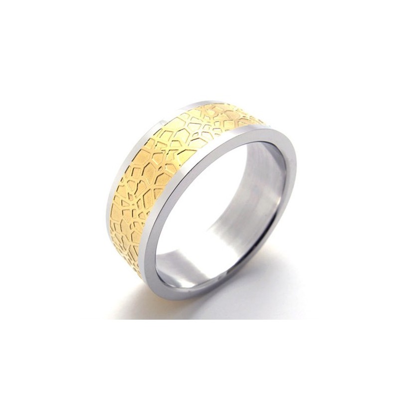 Anello In Titanio Oro Anello In Titanio Oro