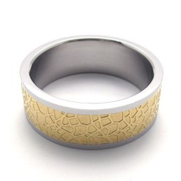 Anello In Titanio Oro