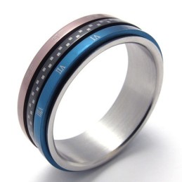 Anello In Titanio Colorato