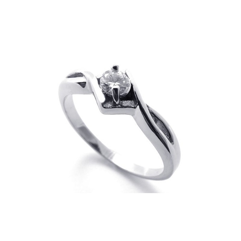 Anello In Titanio Con Diamanti Da Donna Anello In Titanio Con Diamanti Da Donna