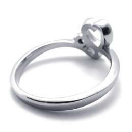 Anello Da Donna In Titanio Con Diamanti