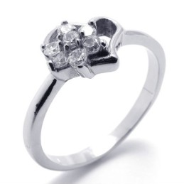 Anello In Titanio Con Diamanti