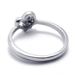 Anello In Titanio Con Diamanti