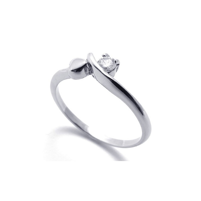 Anello In Titanio Con Diamanti Anello In Titanio Con Diamanti