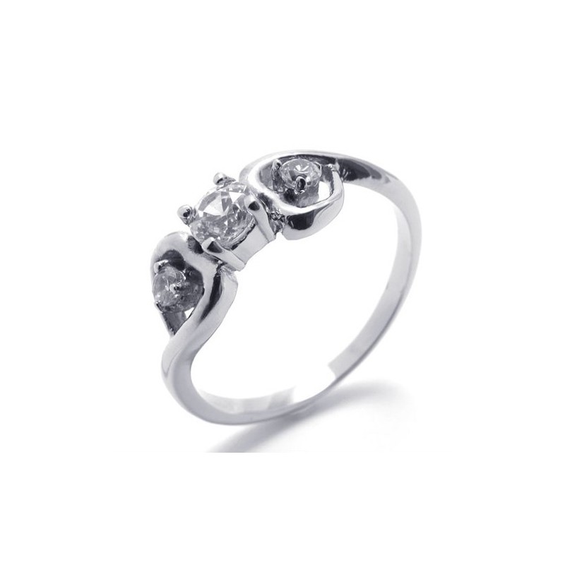 Anello In Titanio Con Diamanti Per Donna Anello In Titanio Con Diamanti Per Donna