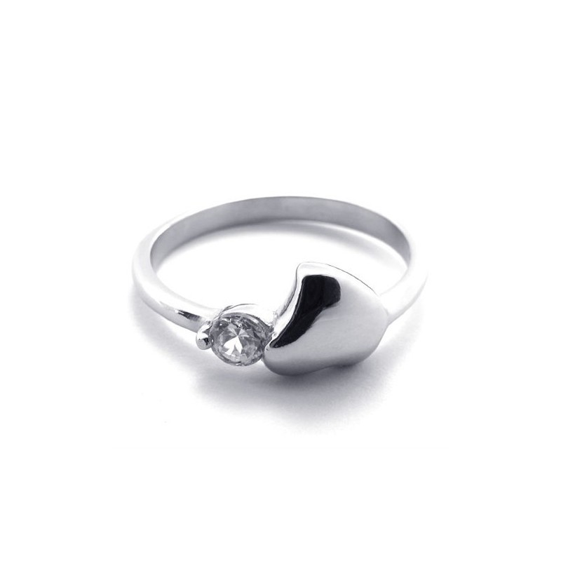 Anello In Titanio Con Diamanti Per Donna Anello In Titanio Con Diamanti Per Donna