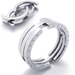Anello In Titanio Puzzle