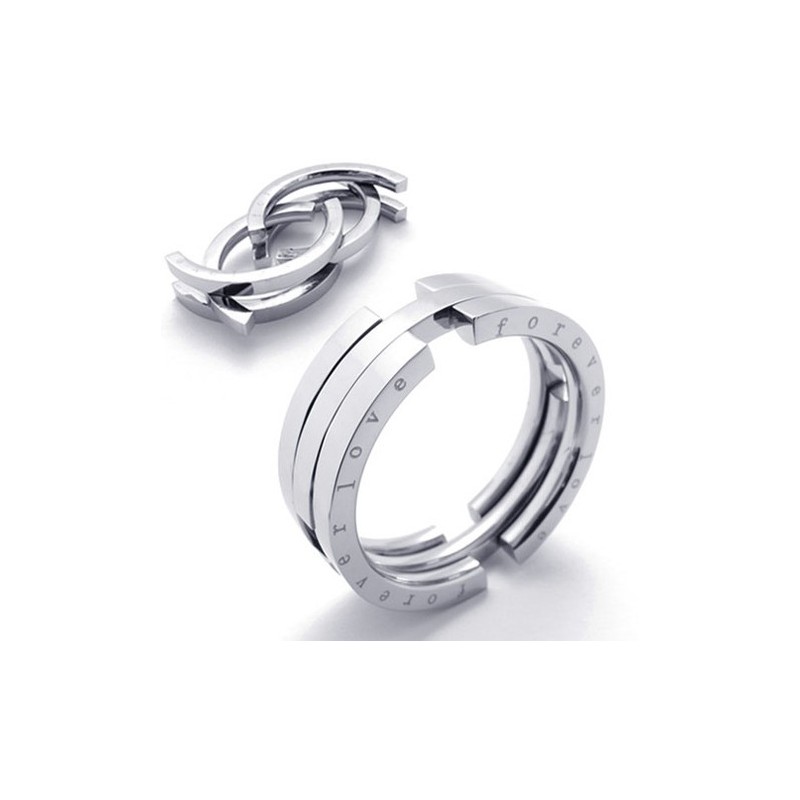 Anello In Titanio Puzzle Anello In Titanio Puzzle