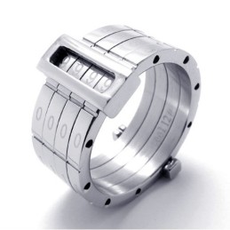 Anello In Titanio Puzzle