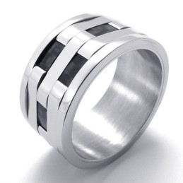 Anello In Titanio Puzzle