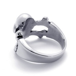 Anello In Titanio Con Teschio