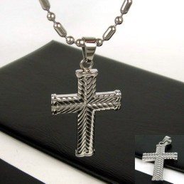 Ciondolo A Forma Di Croce In Titanio Puro, Regalo Esclusivo Per Uomo