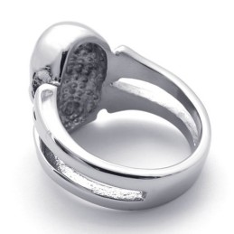 Anello In Titanio Con Teschio