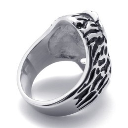 Anello In Titanio Con Teschio